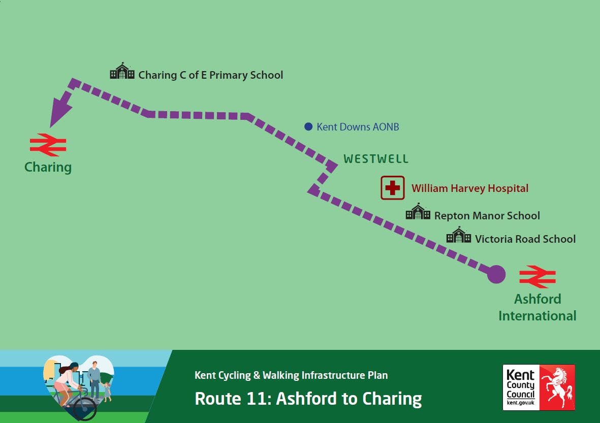 Route 11 Ashford to Charing