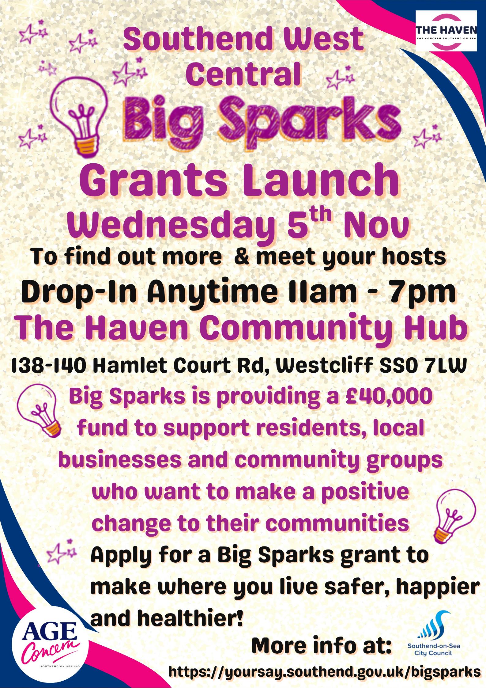 Southend West Central Launch Event Details