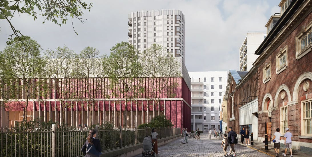 Photo of proposed new development at Finsbury Leisure Centre