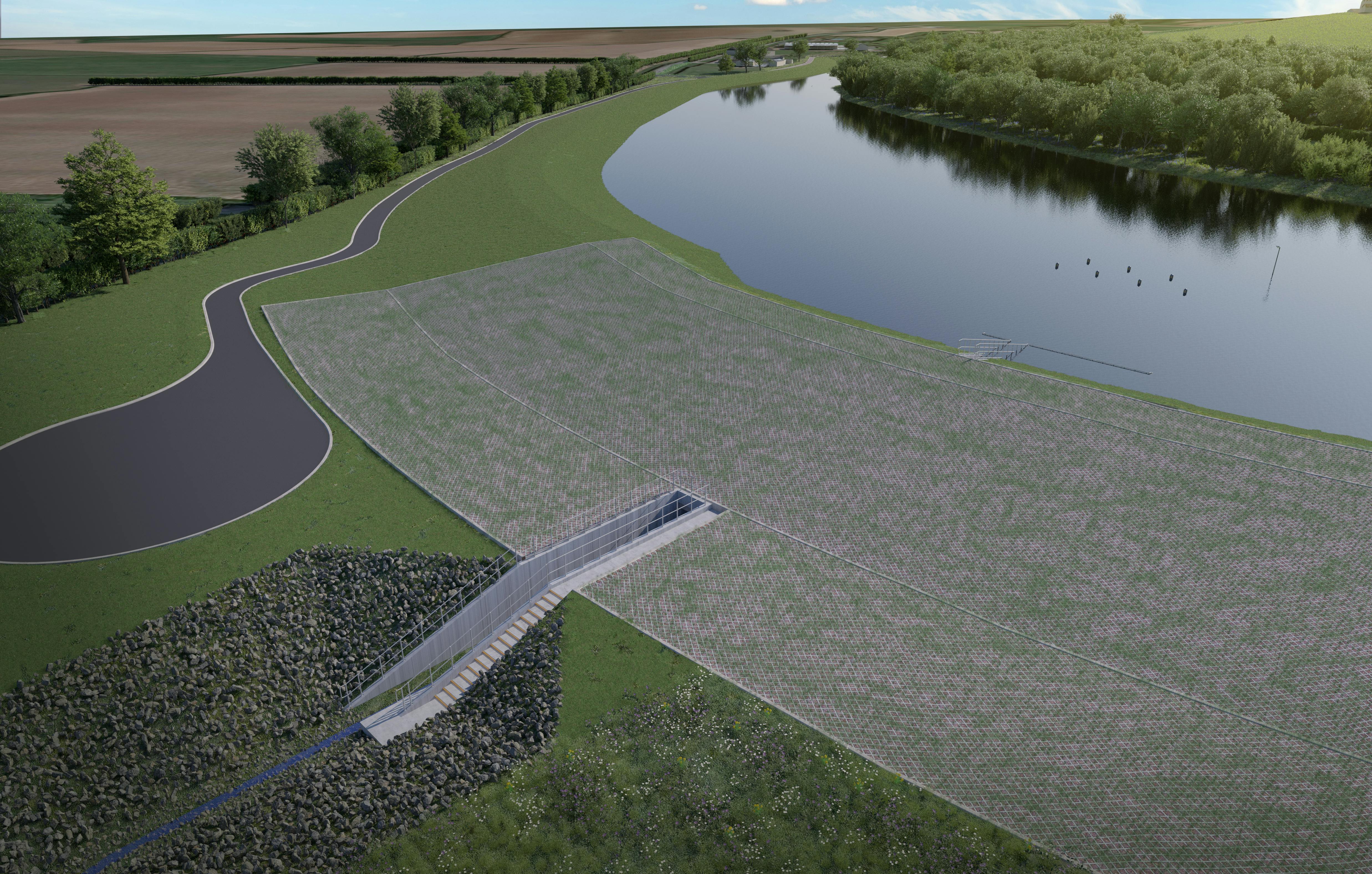 Project Visualisations | Lowdham Cocker Beck Flood Storage Reservoir ...