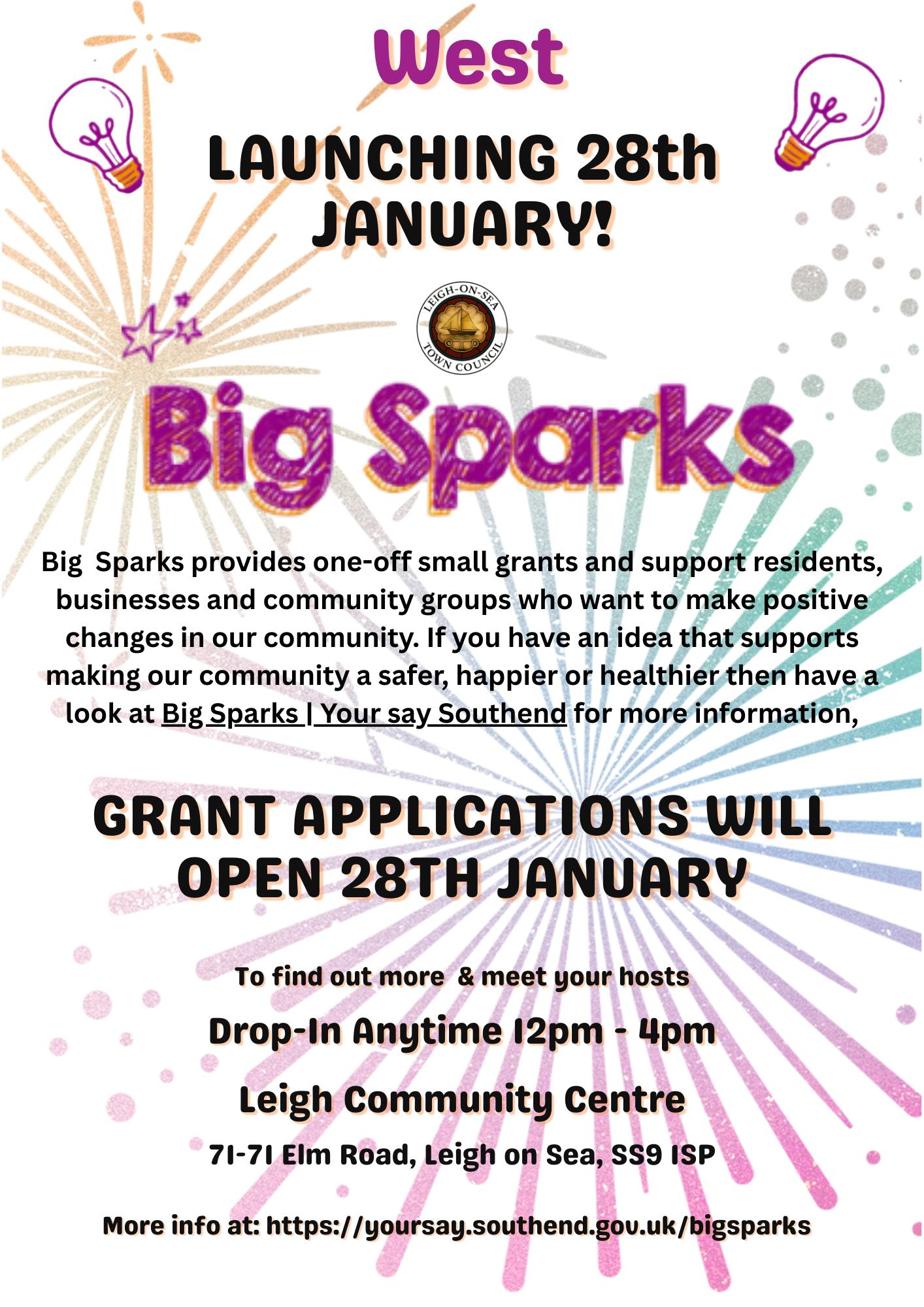 Southend West Launch Event Poster