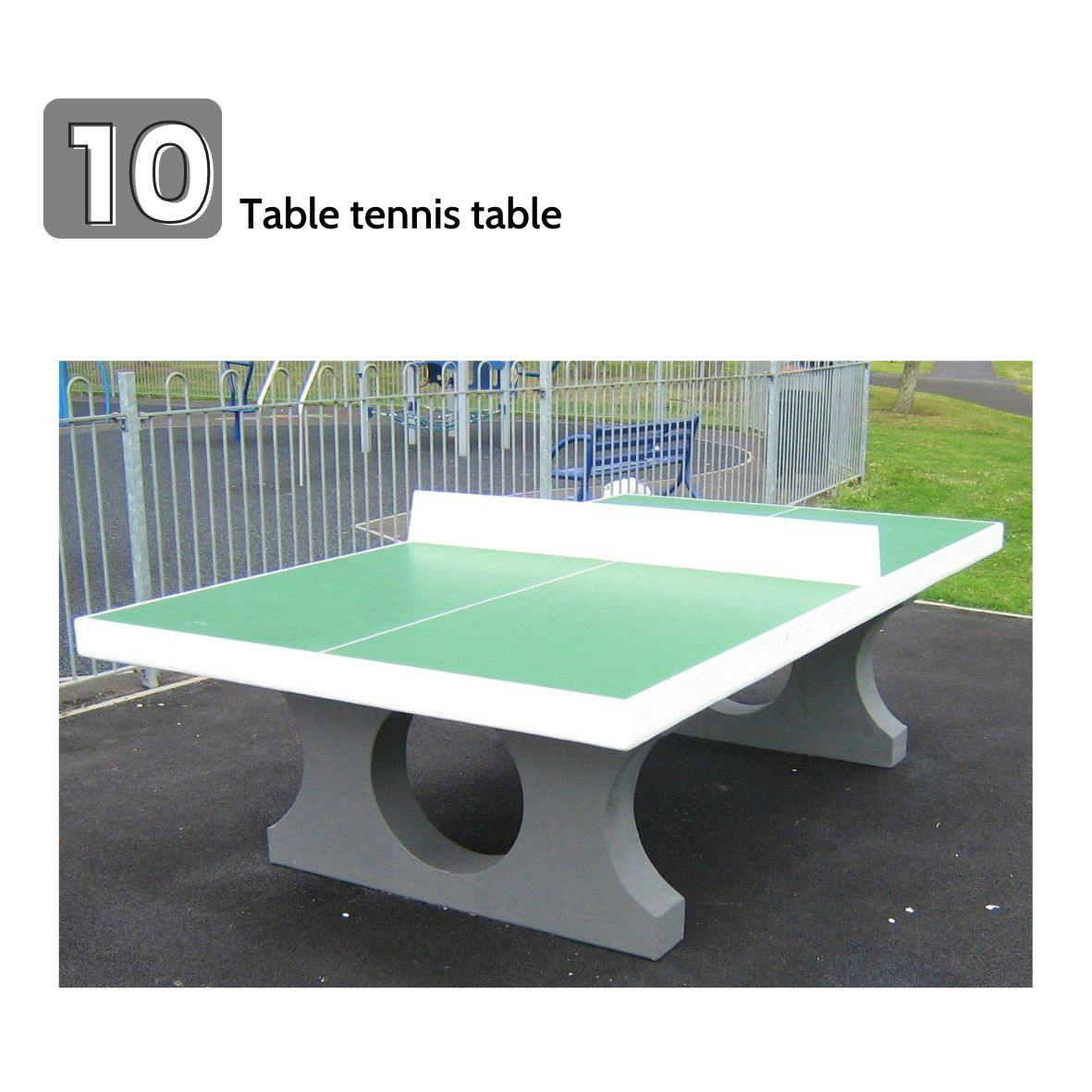 Table tennis table