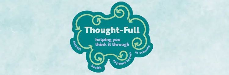 Thought-Full Logo on watercolour background