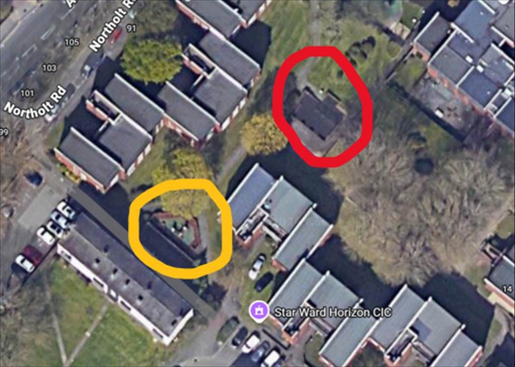 Playground areas at Hornbuckle Close