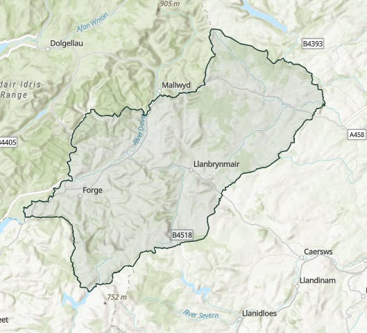 Machynlleth Locality.png
