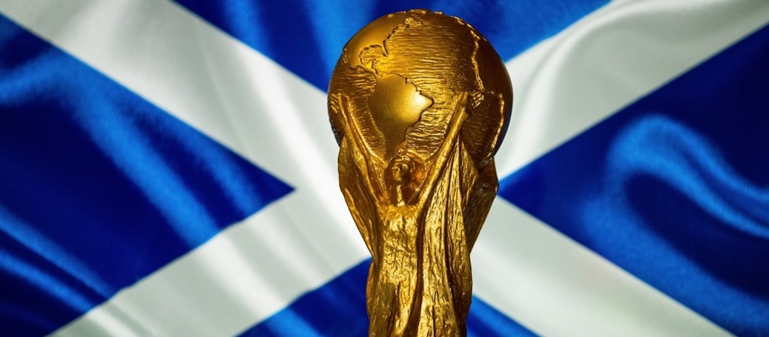 world cup saltire illustration