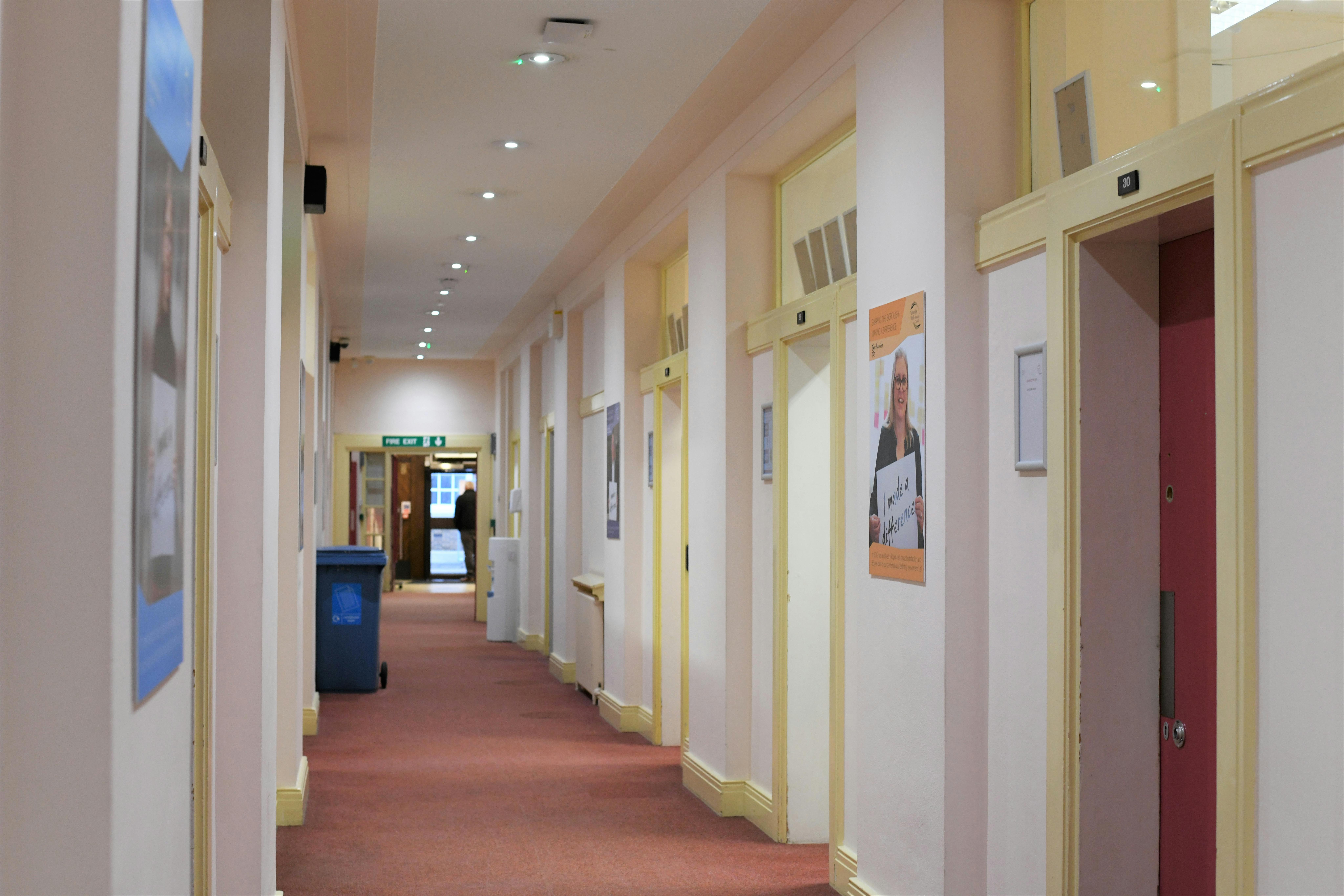 A corridor in the Town Hall
