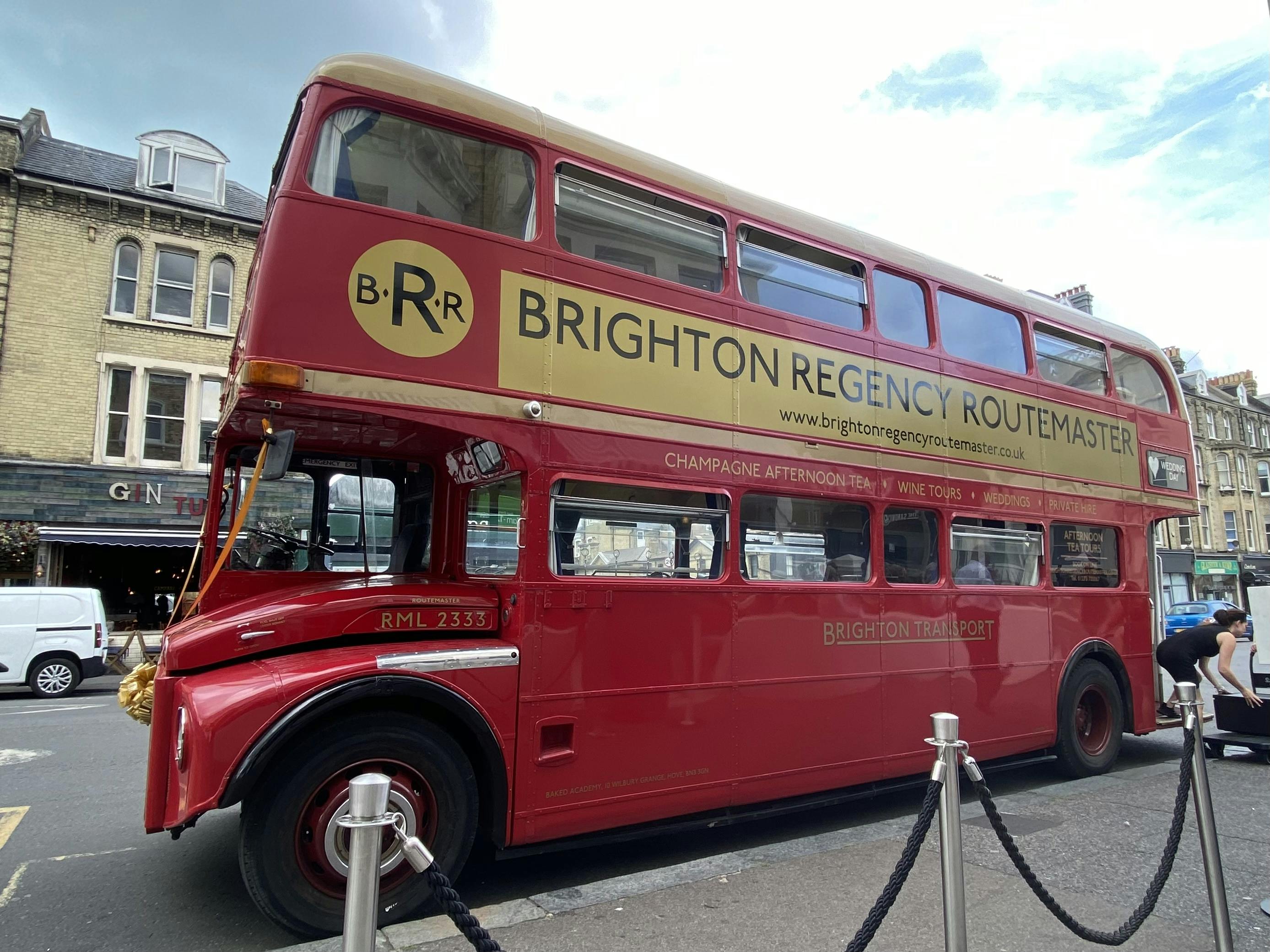 Raise a glass to this specially adapted Routemaster