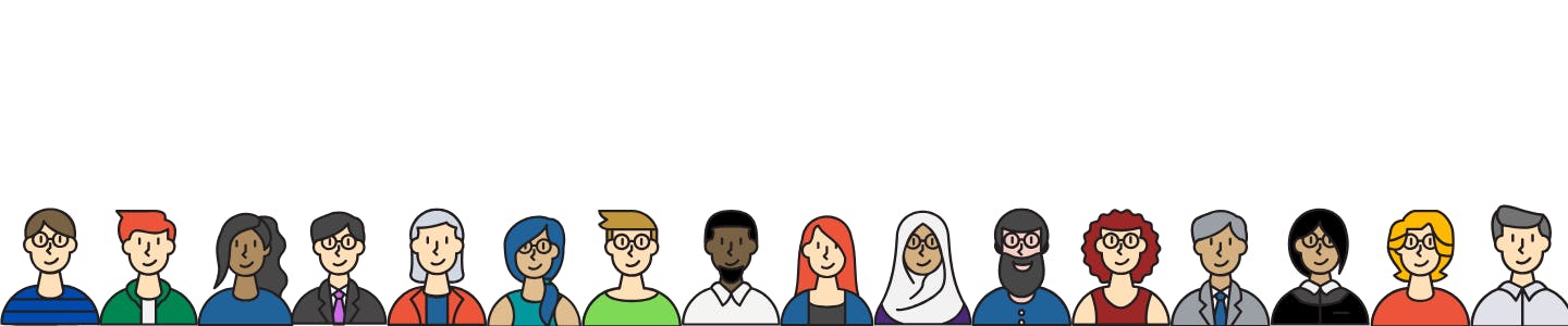 Improving Cancer Journey  Forum in cartoon people chatting on black background