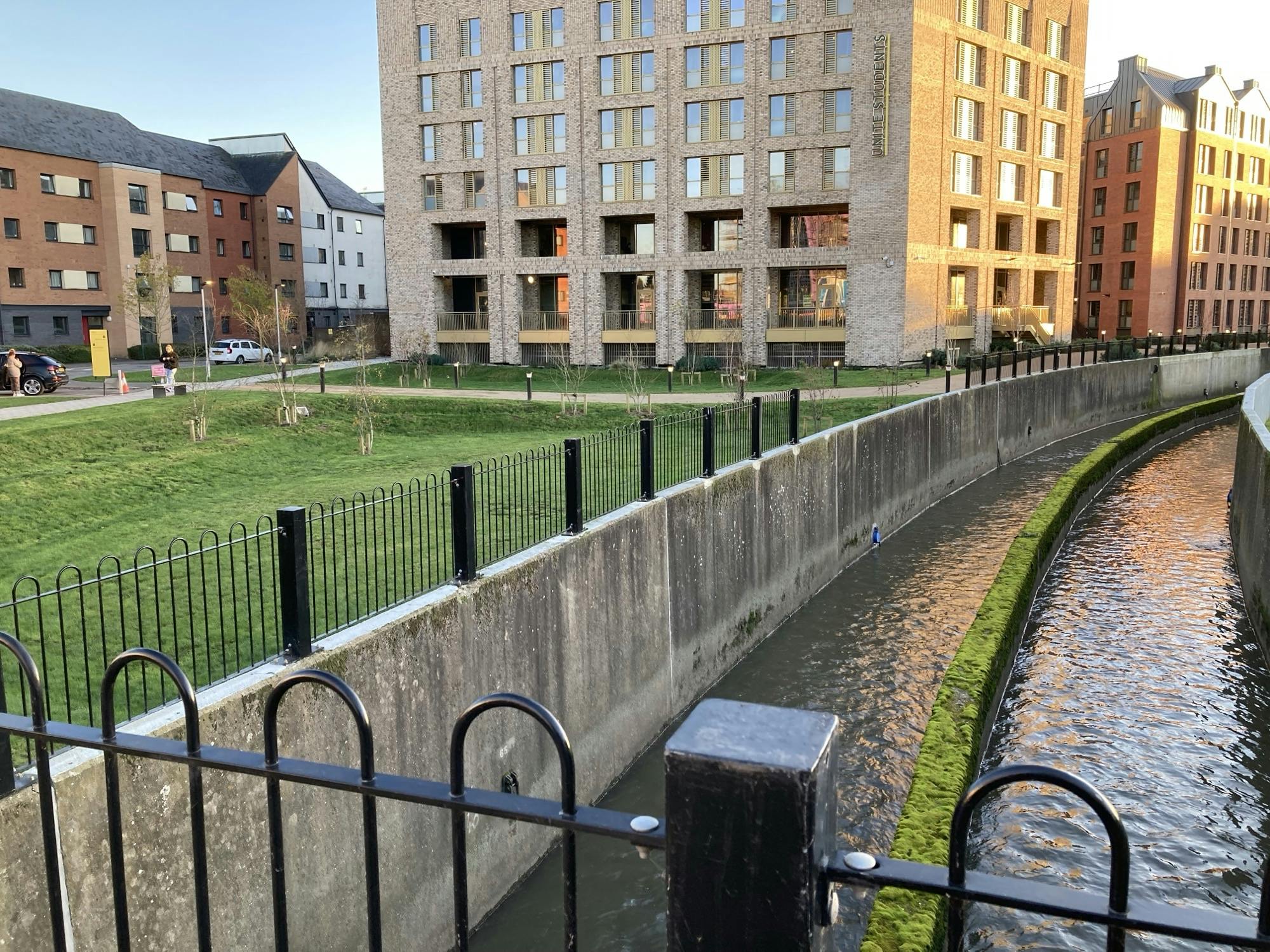 Excessive high walls - Jubilee campus accomodation
