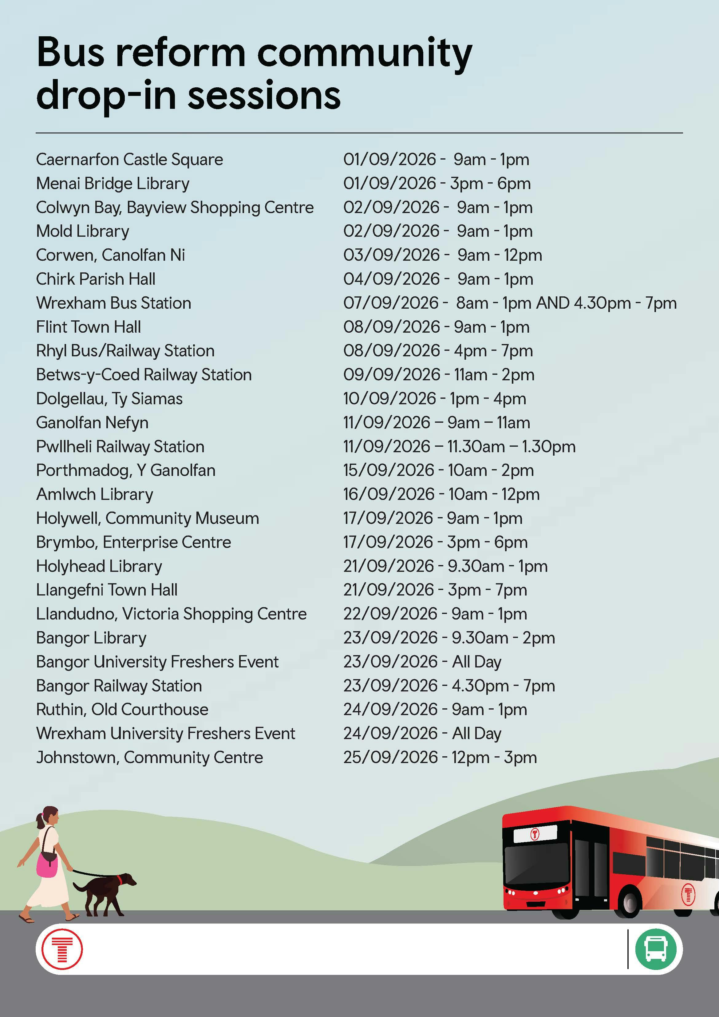 An image of our event poster. See the main webpage for the full list of events