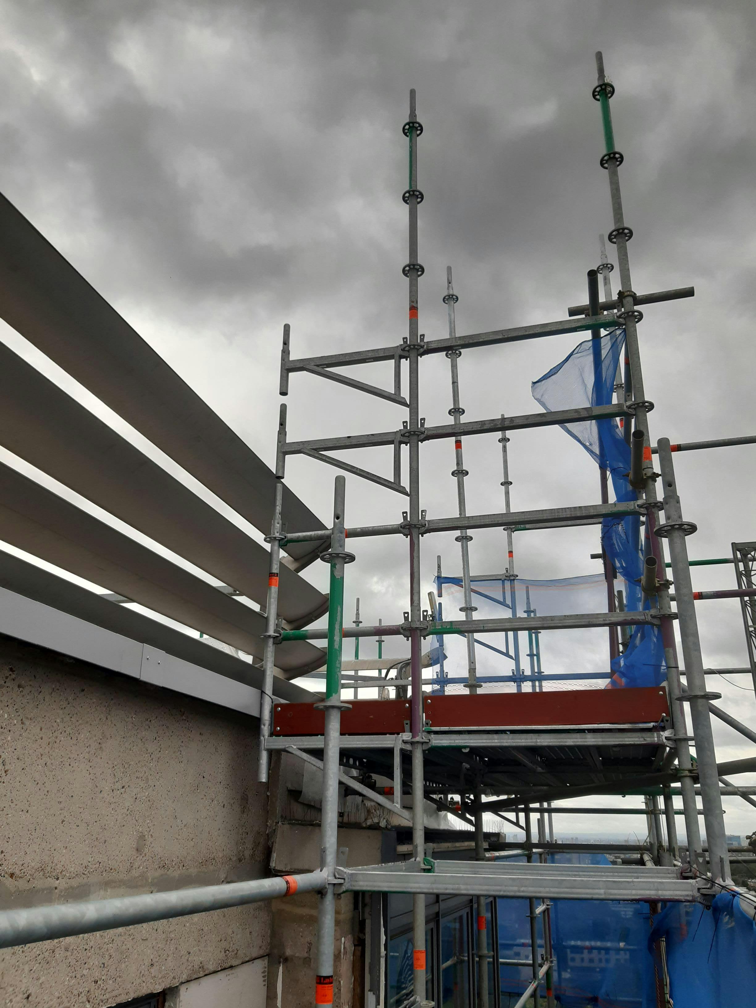 Access to roof level for new roof_Jul23