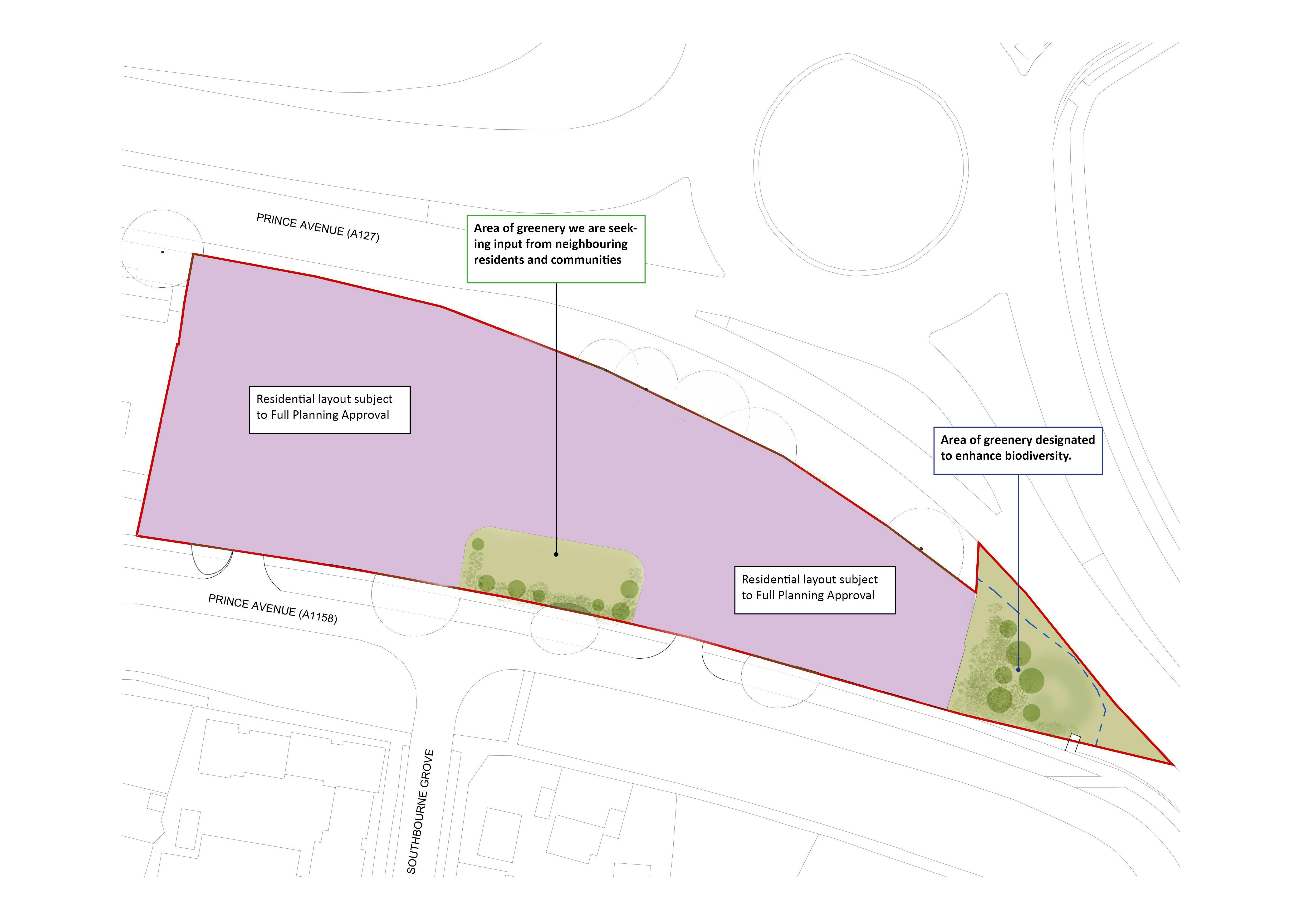 Drawing showing the Cattery 