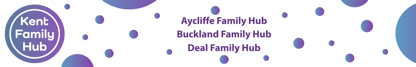 Kent Family Hub Logo - Aycliffe, Buckland and Deal Family Hubs