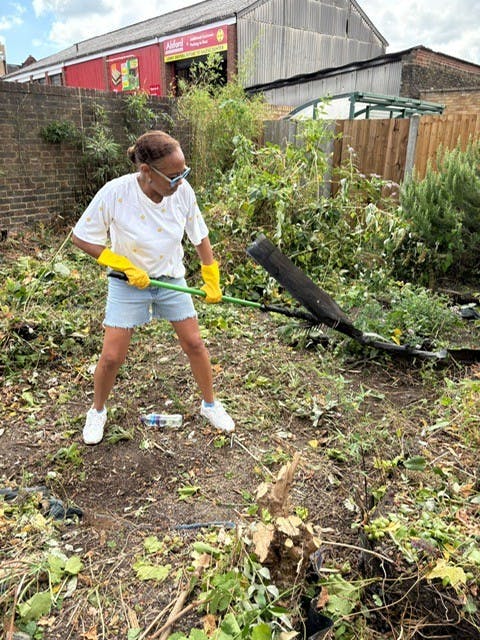 Huntingdon courtyard clear up.jpg