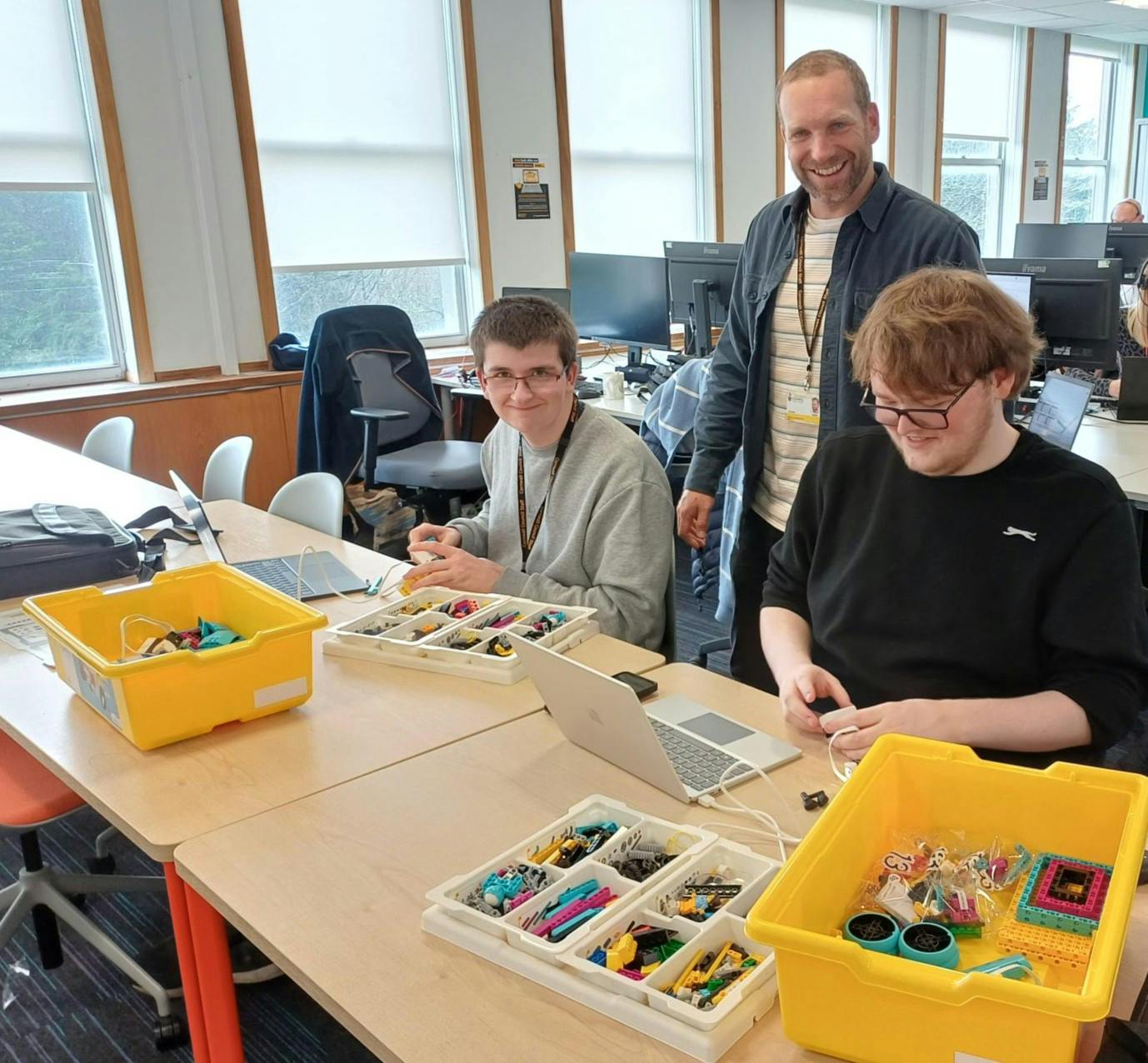 Interns at Work
