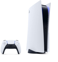 A Playstation console and controller