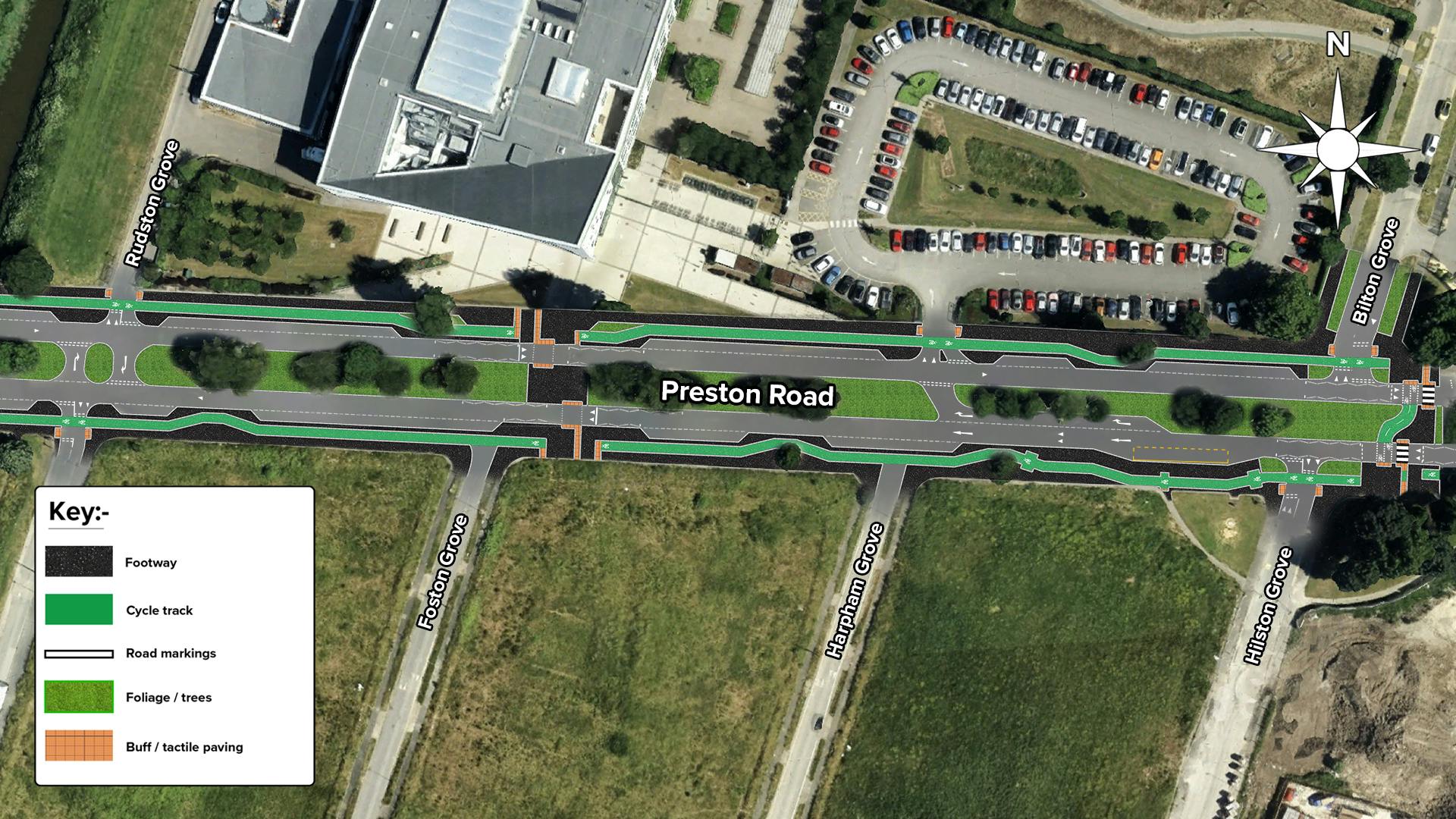 Preston Road Cycle Scheme