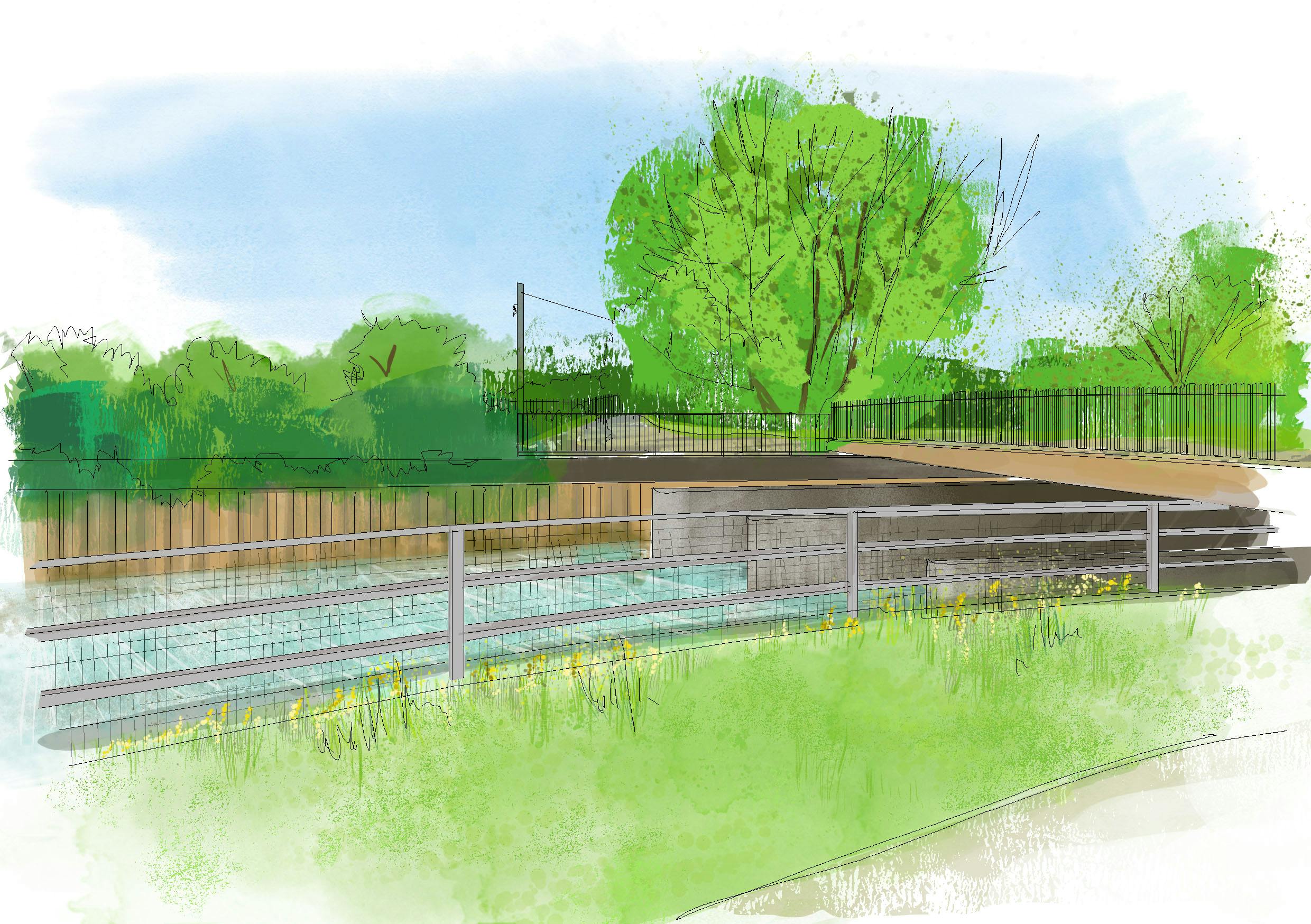 Viaduct sketch no. 1 