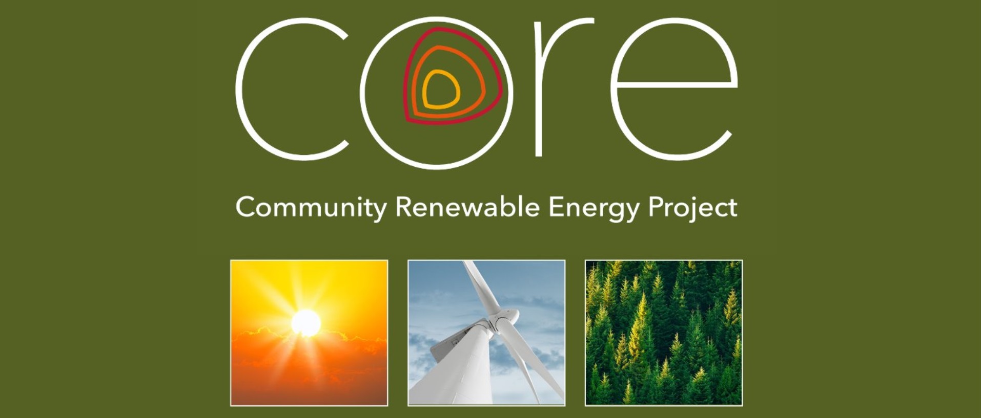 Community Renewable Energy Project CoRE banner