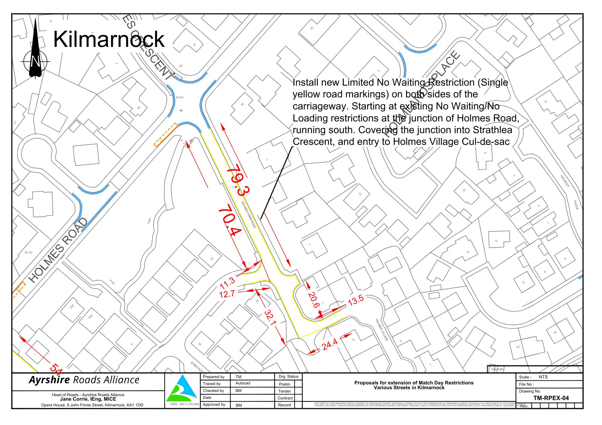Proposed Rugby Park Match Day Restriction  Homes Farm Road