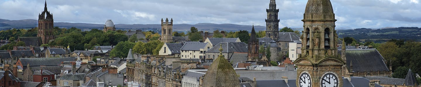 Paisley cityscape