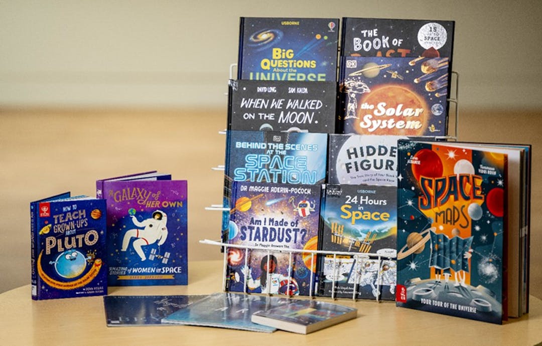 Image of a Project Loan containing books on Space.