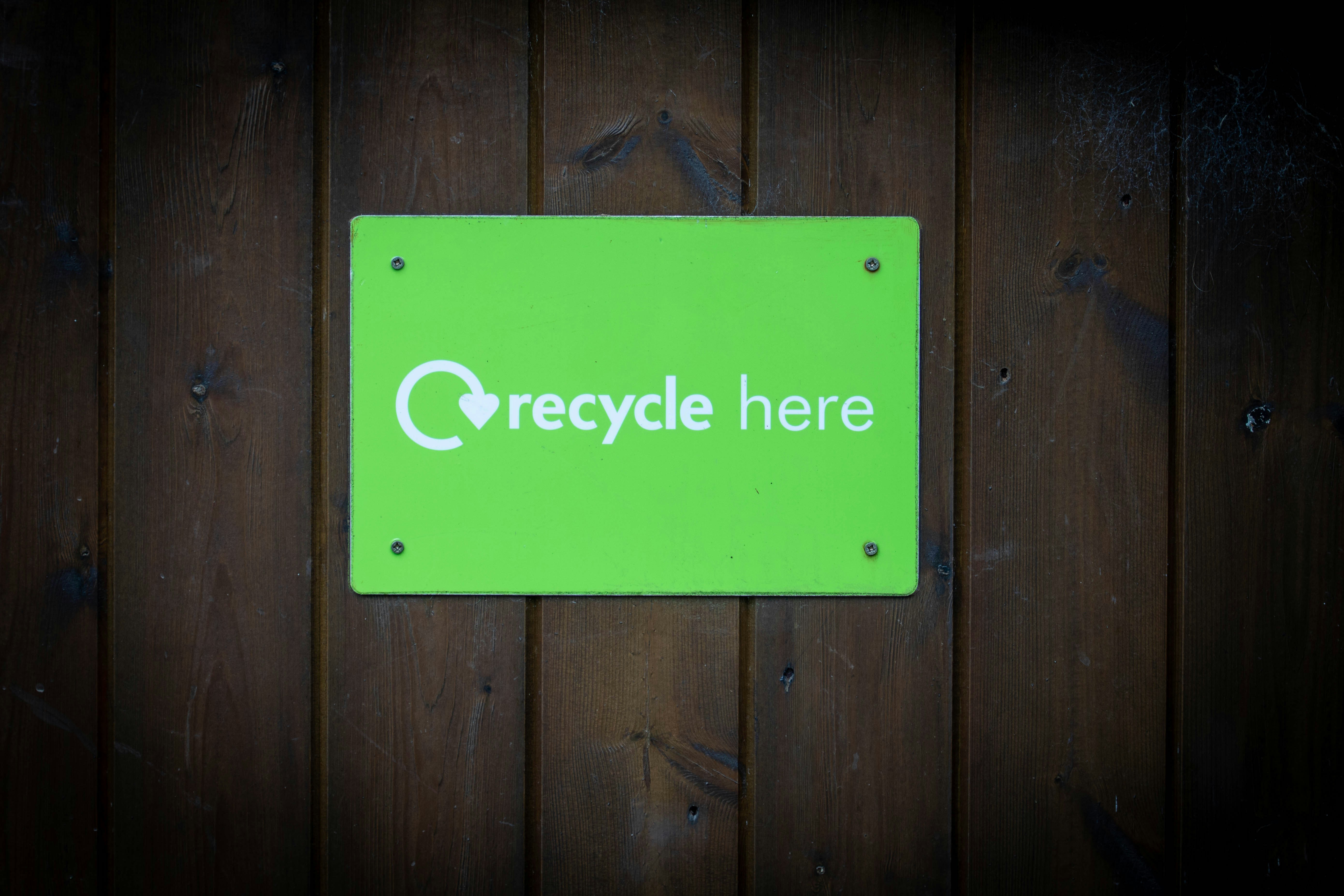 Recycling sign 