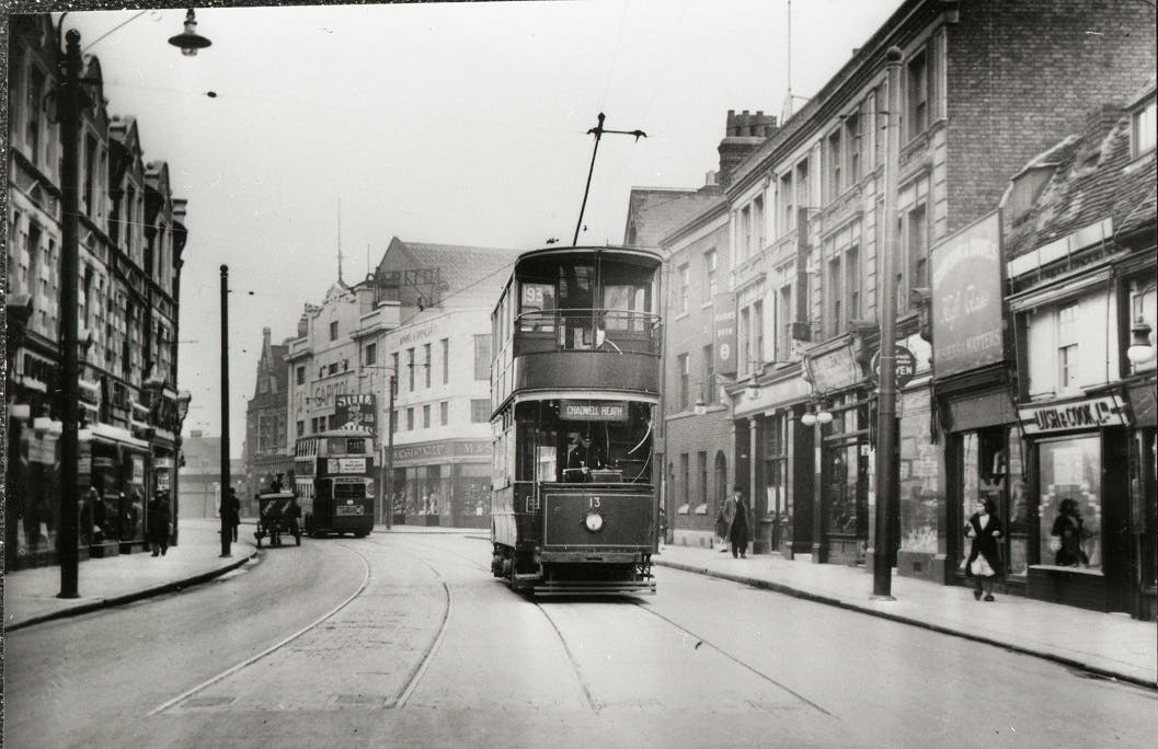 DS256a tram old M&S Capitol and church.jpg