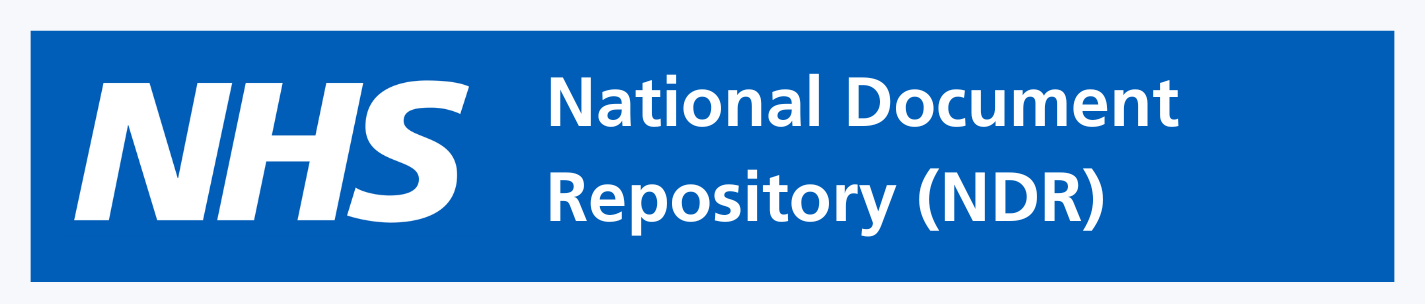NHS National Document Repository (NDR): Access and store digital ...