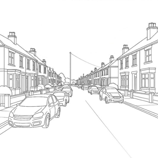 Historic area with a strong identity