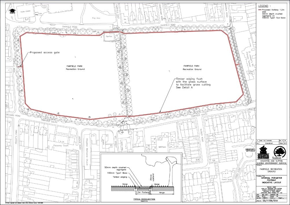 Fairfield Recreation Ground Plan