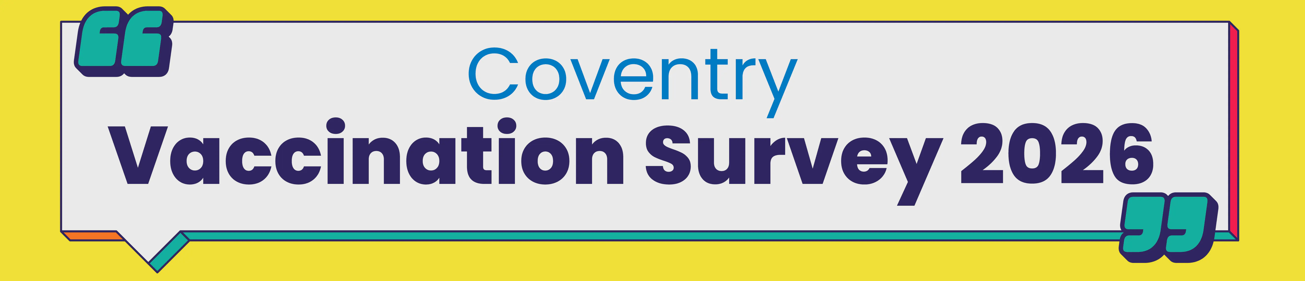 Coventry Vaccination Survey 2026 image