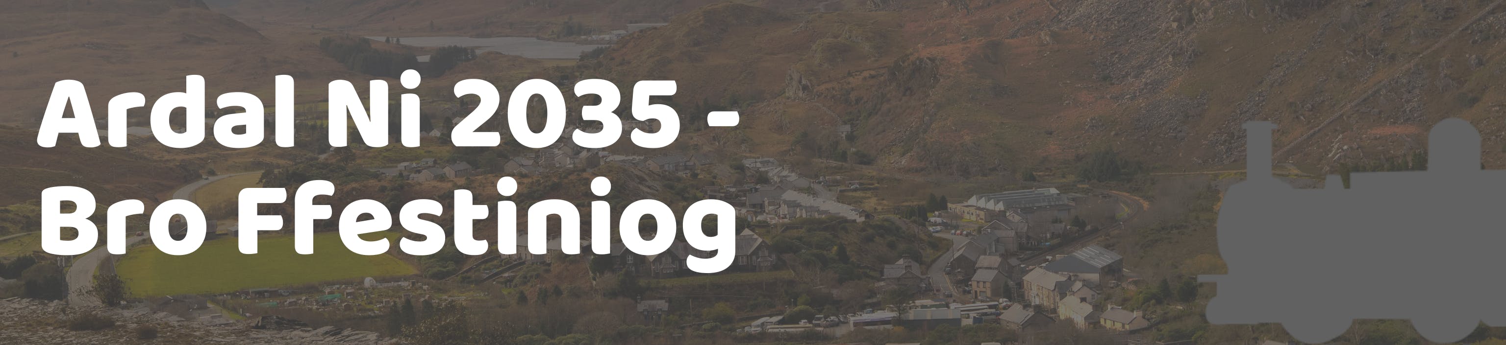 Blaenau Ffestiniog yn edrych tuag at Moelwyn bach ac mawr