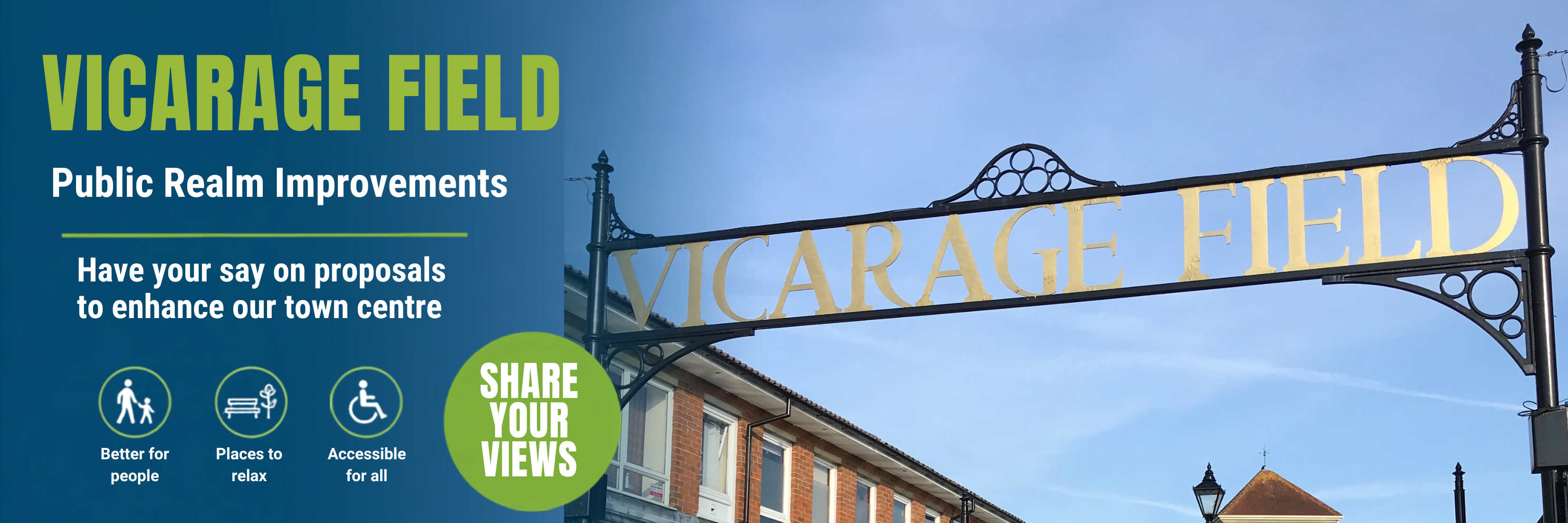 Placeholder image of Vicarage field sign 