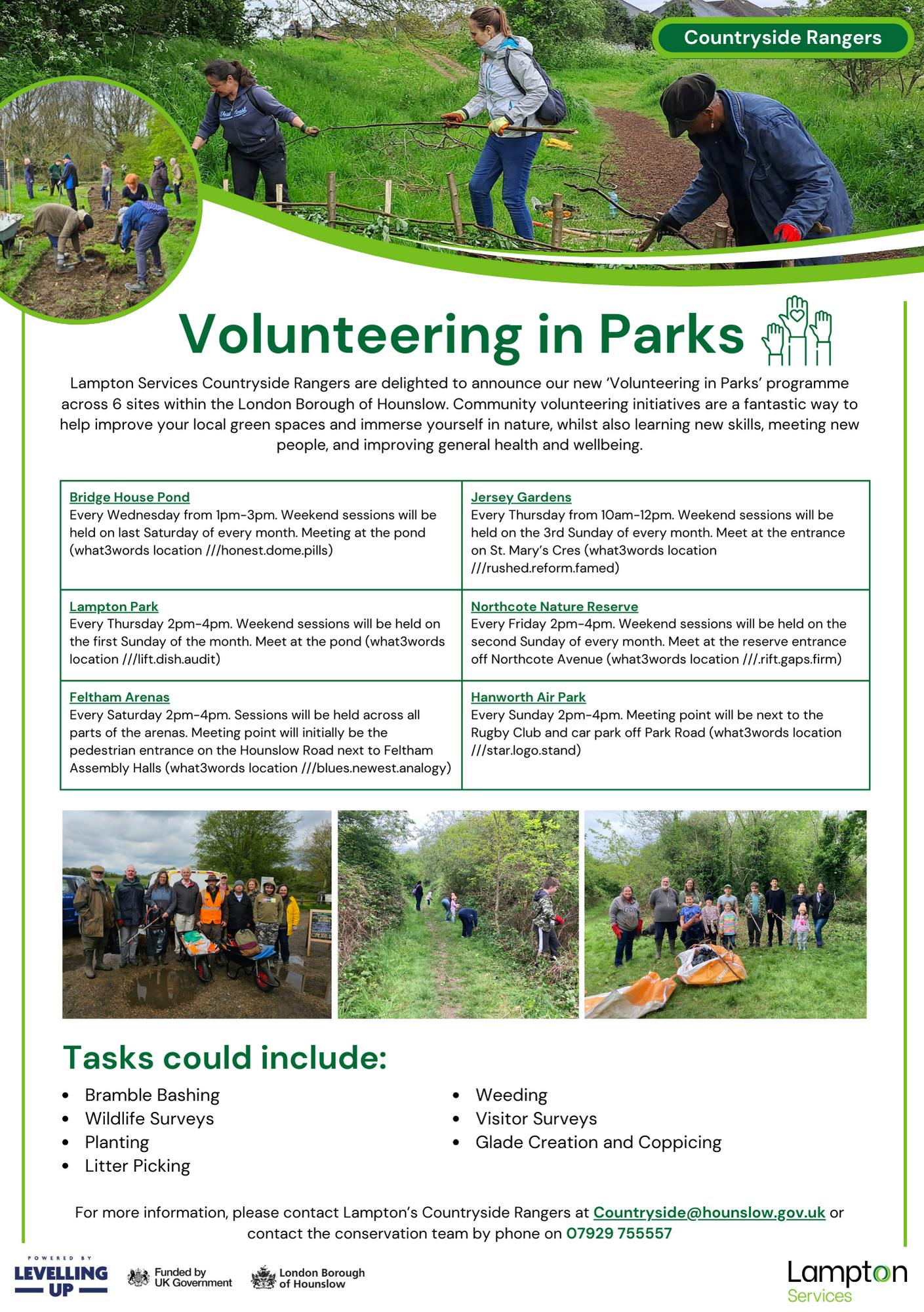 Volunteering in Hounslow Parks | Let's Talk Hounslow