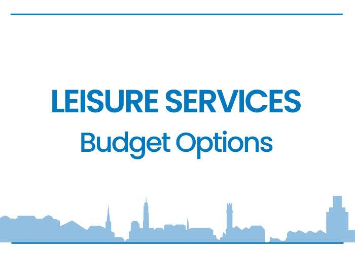 Leisure Services Budget Options Logo