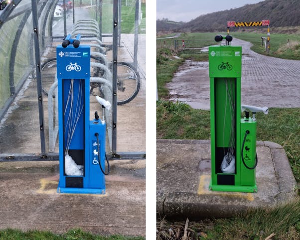 Bike repair stations