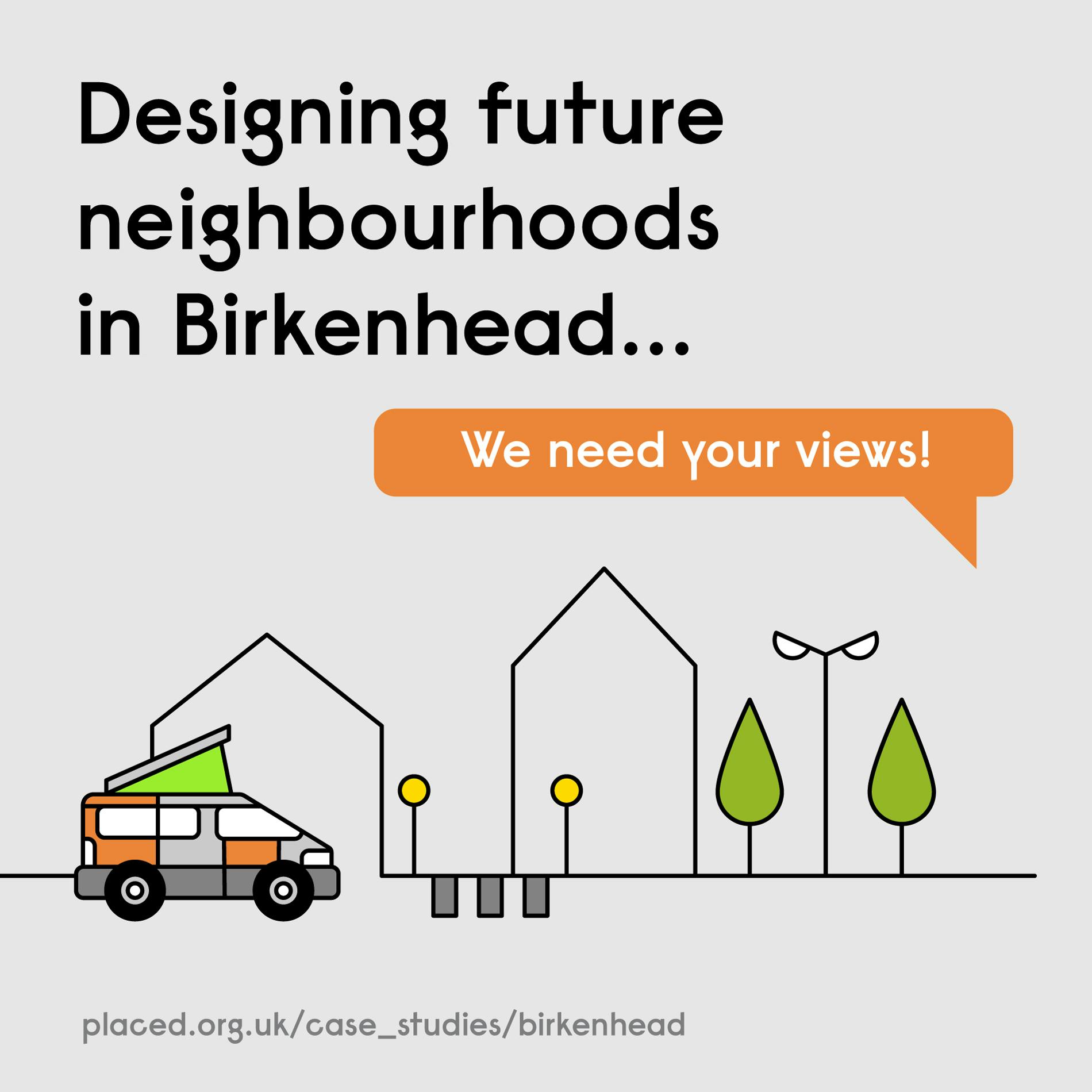 Designing future neighbourhoods in Birkenhead text and image