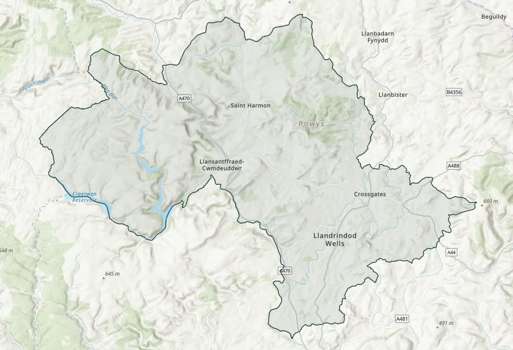 Llandrindod and Rhayader Locality.png