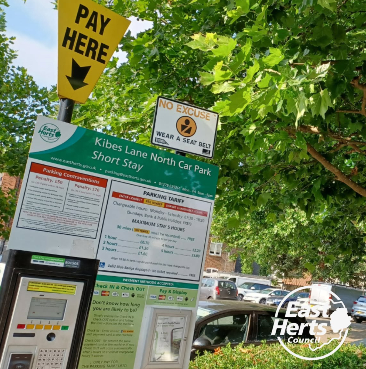 Proposed changes to car park operational hours, tariffs and maximum stay periods