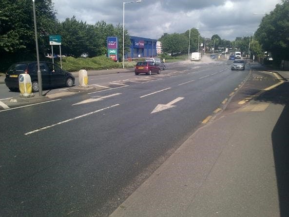 June 2016 flooding - High Road Yiewsley.jpg