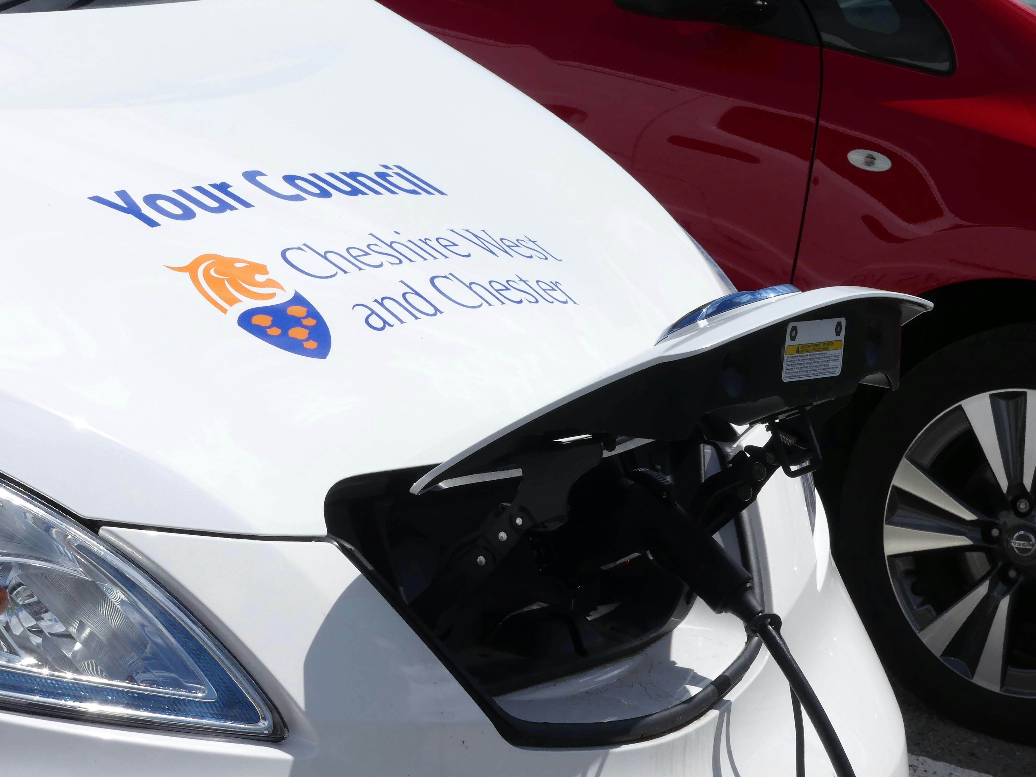 Council's electric fleet charging