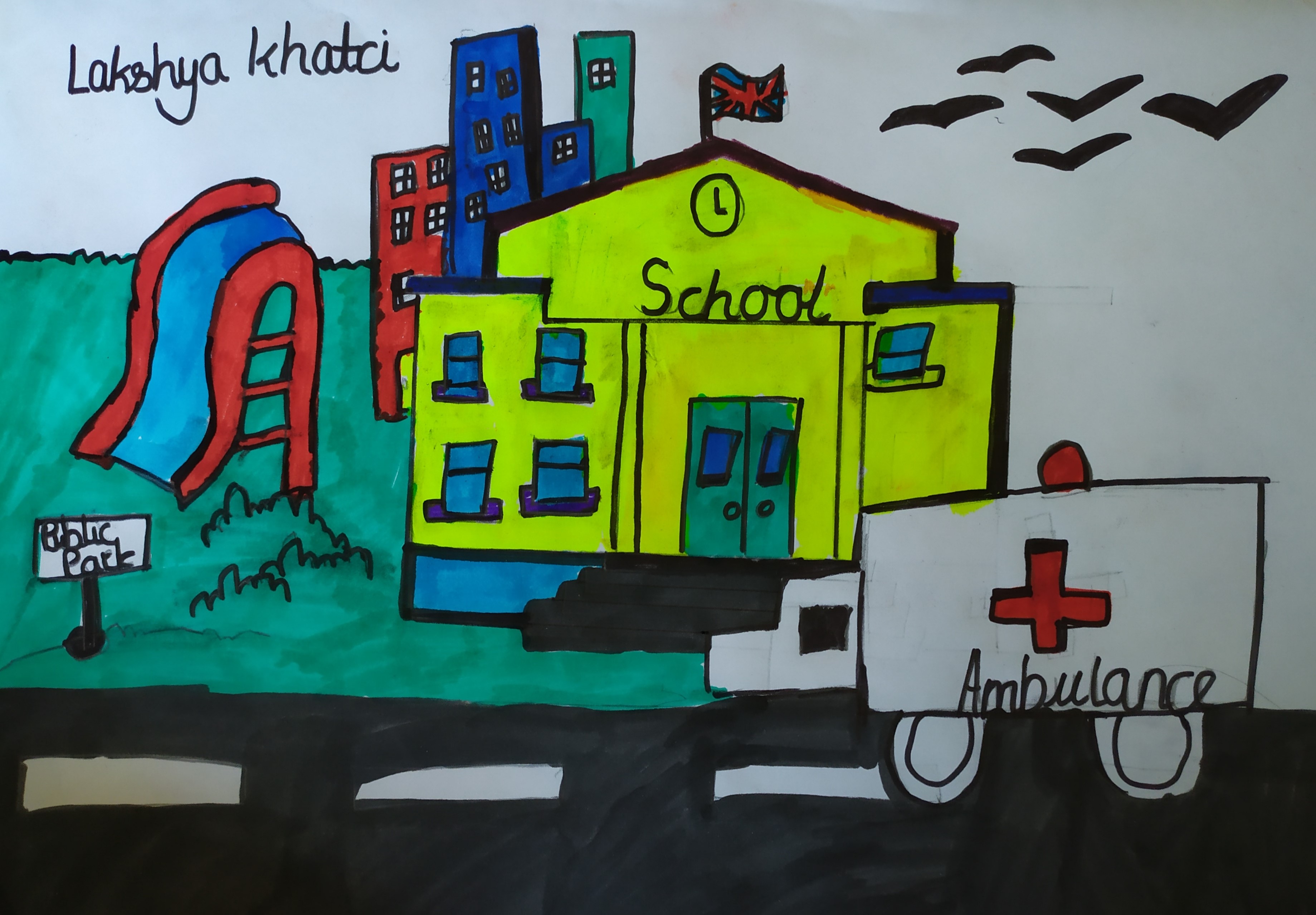 My school is a goldmine for Europe. : (DE) Drawing competition