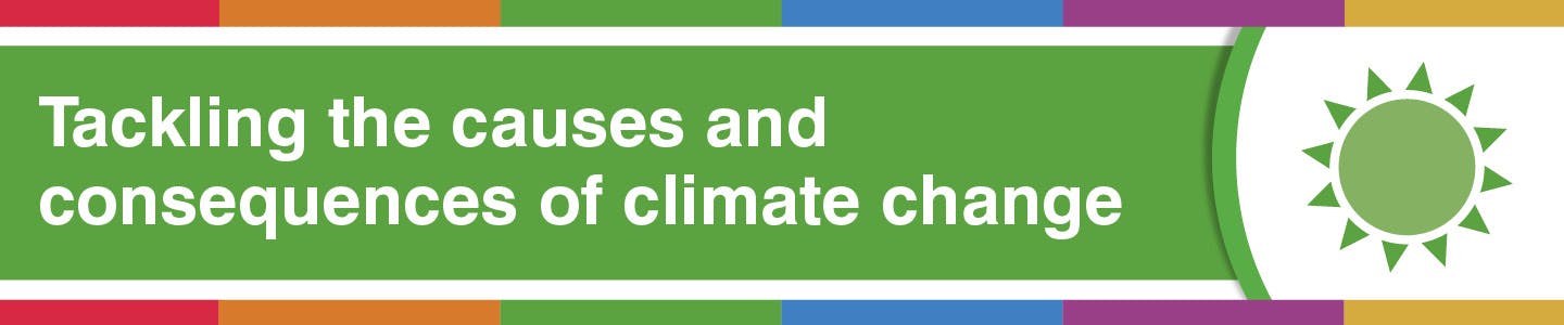 Tackling the causes and consequences of climate change