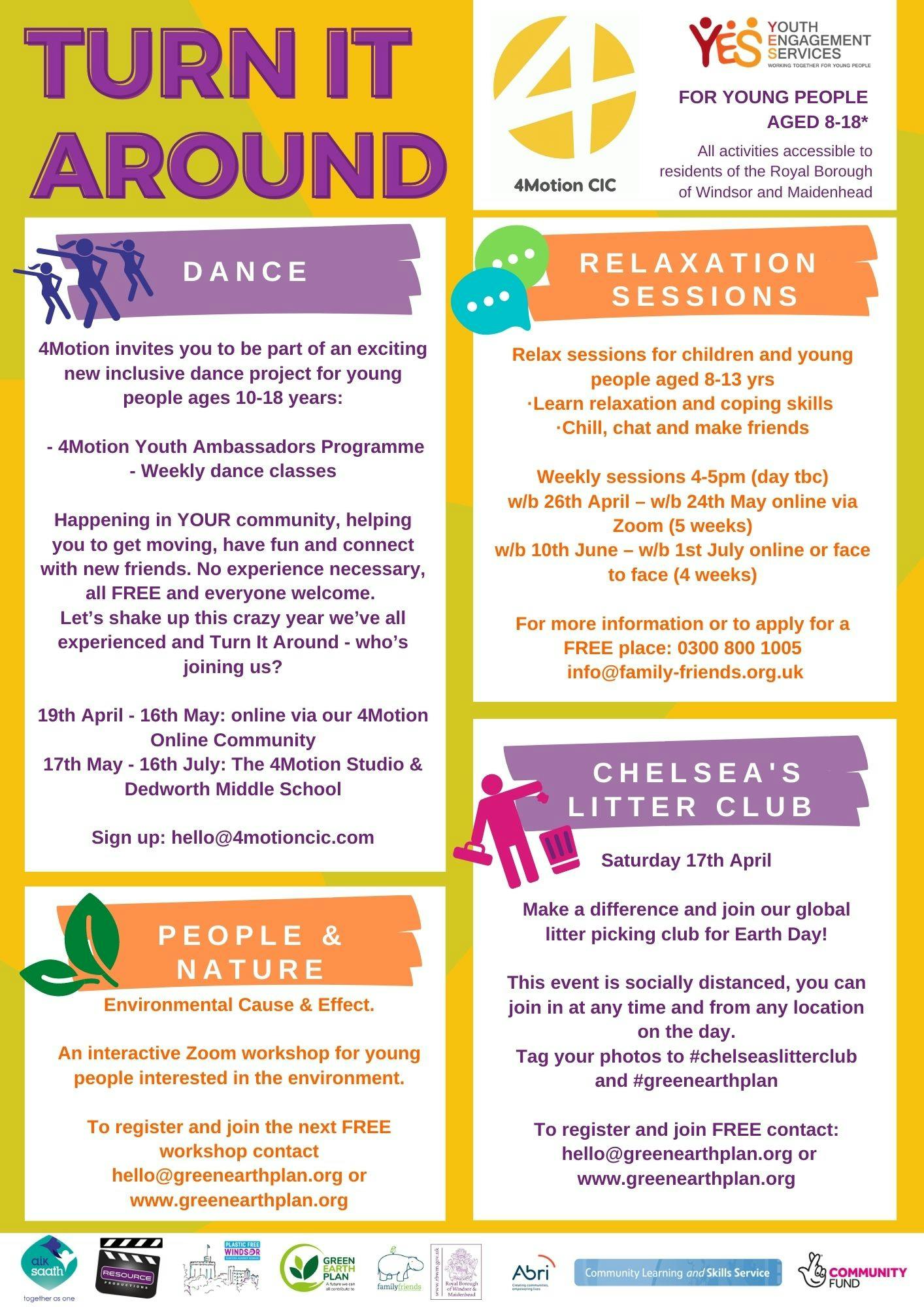 'TURN IT AROUND' Youth Activities