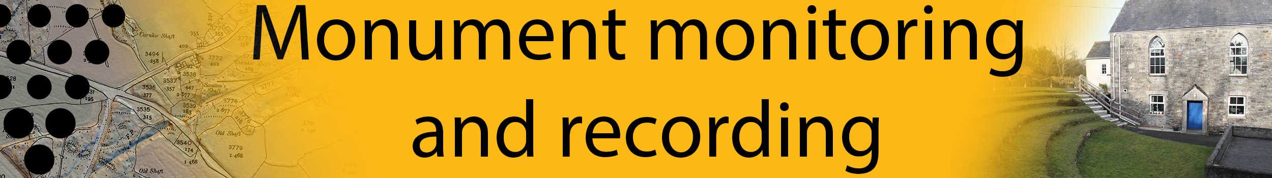 Banner showing images as well as main title