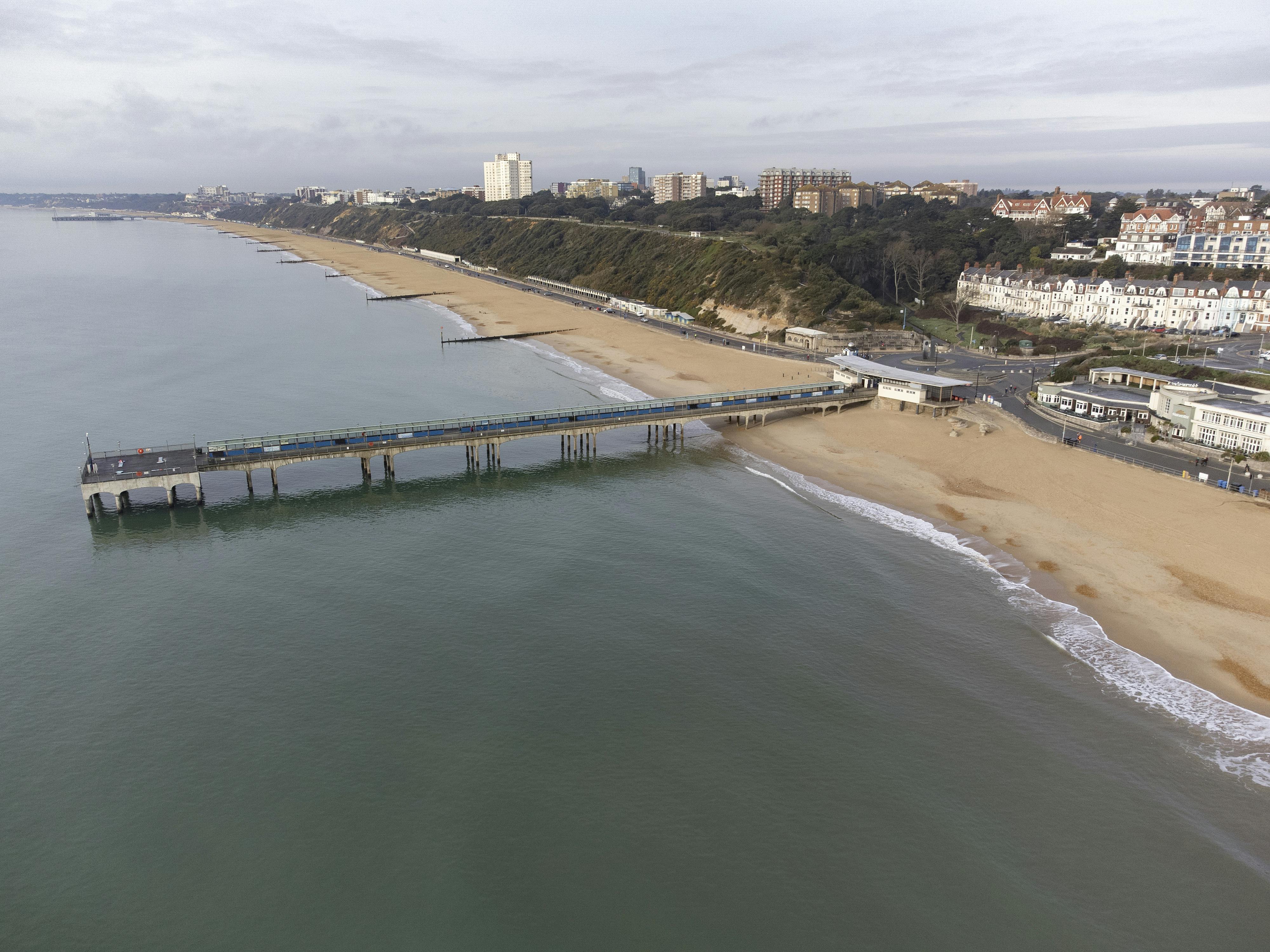 Boscombe Pier Looking West