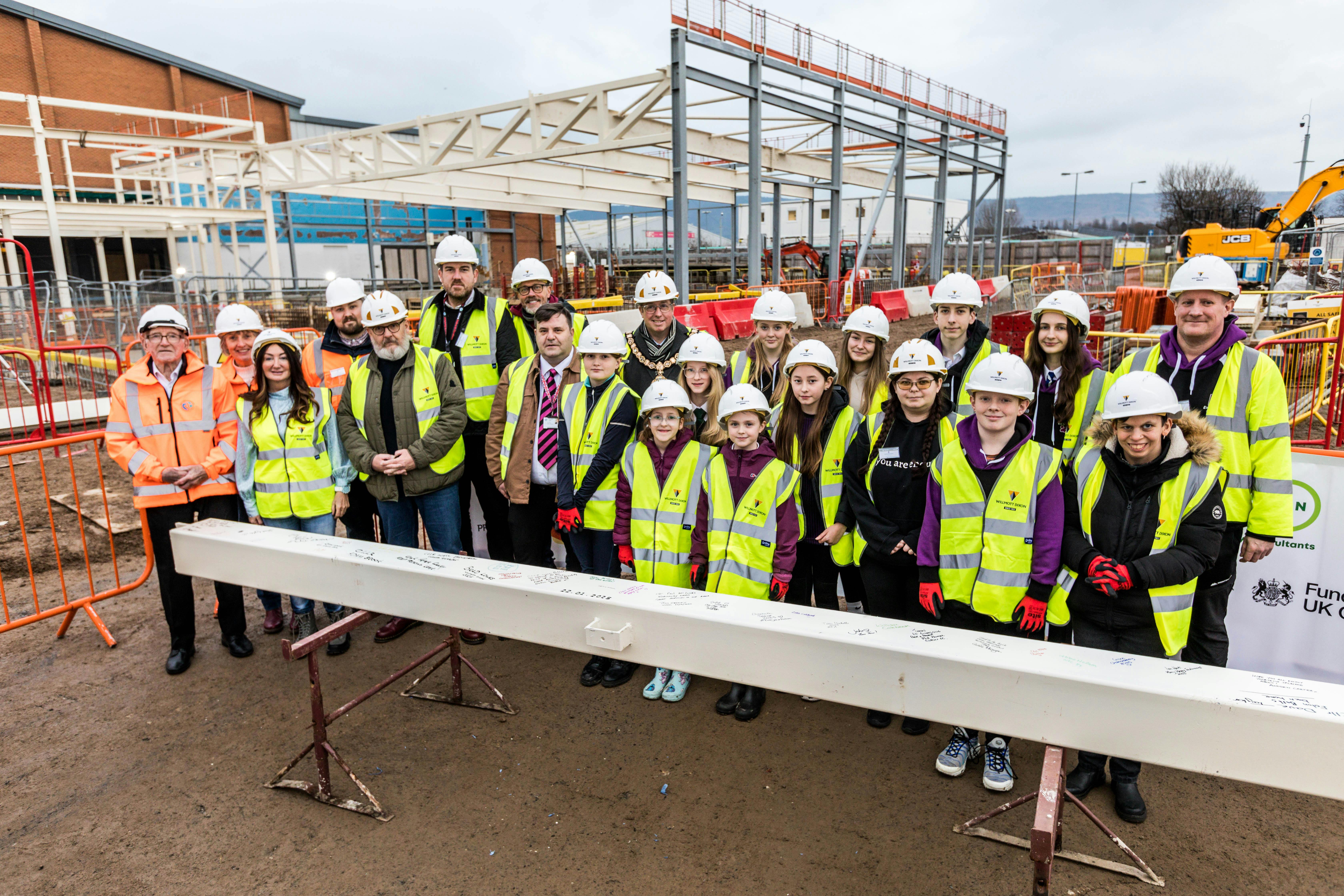 Eston Pool - Steel Beam Signing (22.1.25)