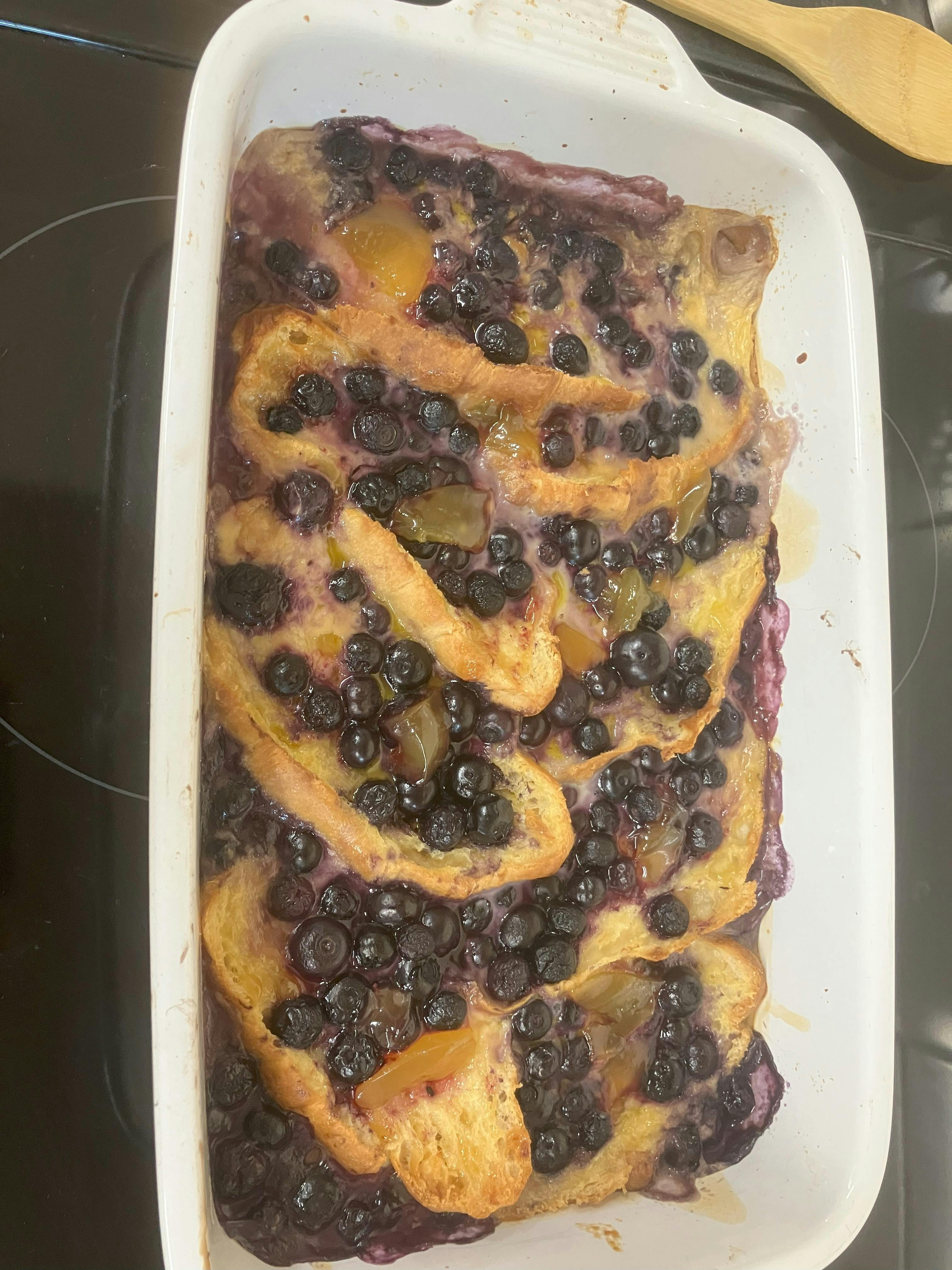 Blueberry & lemon Croissant bake 23.7.25